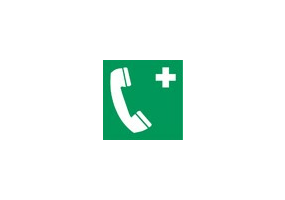 Zeichen - Notruftelefon