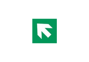 Signaux - Flèche en diagonale à gauche/droite