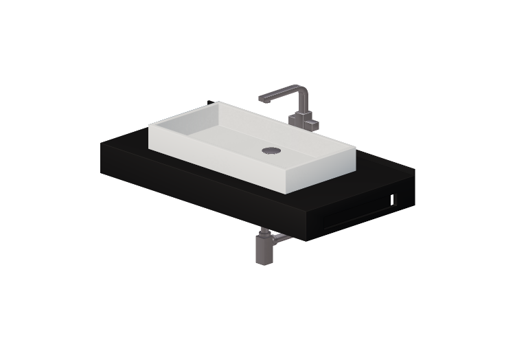 3D Sinks - Bathroom wash basin for base support 710x480mm -... 3D Sinks - Bathroom wash basin for base support 710x480mm -...