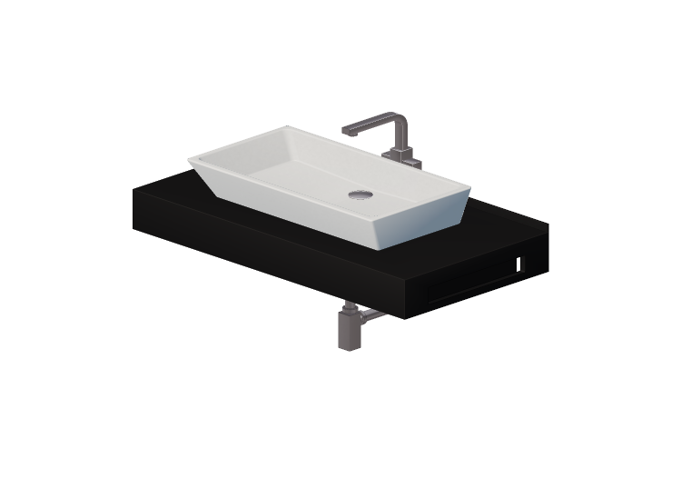 Lavabi 3D - Lavabo Bagno d'appoggio 710x480mm - Fiora - ... Lavabi 3D - Lavabo Bagno d'appoggio 710x480mm - Fiora - ...