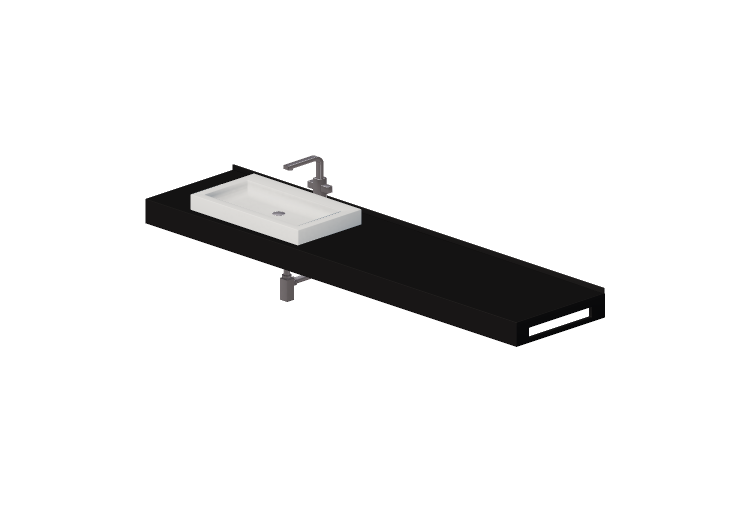 Lavabos 3D - Lavabo Baño sobrepuesto 2010x480mm - Fiora -... Lavabos 3D - Lavabo Baño sobrepuesto 2010x480mm - Fiora -...