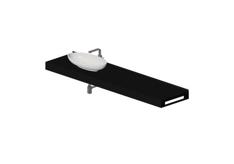 Pias 3D - Cuba de apoio 2010x480mm - Fiora - FLCS2ESX -... Pias 3D - Cuba de apoio 2010x480mm - Fiora - FLCS2ESX -...