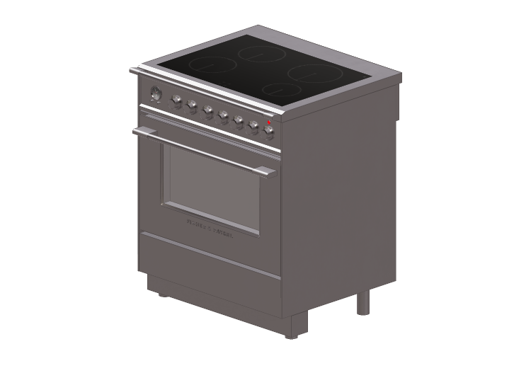 Cucine 3D - Cucina a induzione - Fisher & Paykel -... Cucine 3D - Cucina a induzione - Fisher & Paykel -...