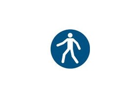 Señales - Es obligatorio usar esta via para peatones