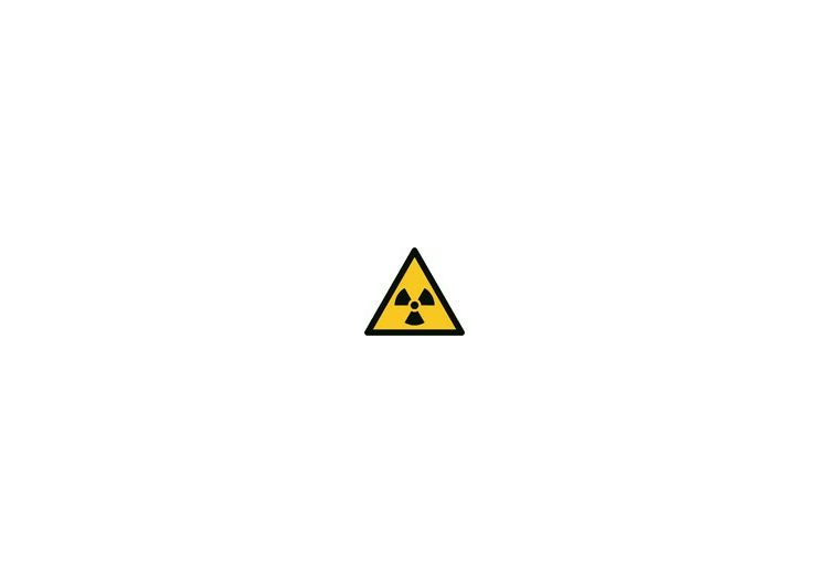 Signs - Danger radioactive material to ionizing radiation -...