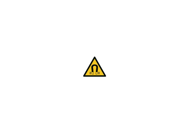 Signs - Danger magnetic field - ACCA software