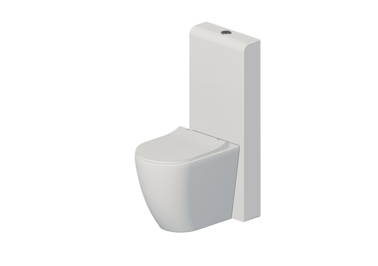 Vasos 3D - Vaso sanitário com caixa acoplada - Flaminia -... Vasos 3D - Vaso sanitário com caixa acoplada - Flaminia -...