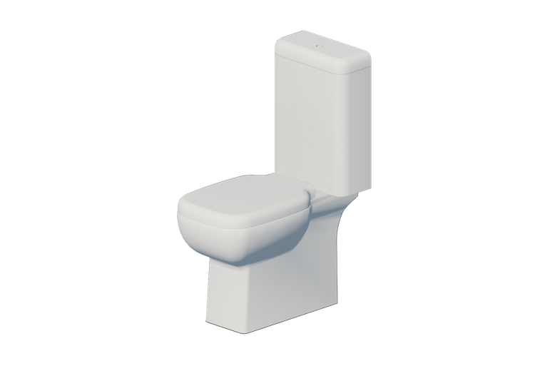 Vasos 3D - Vaso sanitário com caixa acoplada - Flaminia -... Vasos 3D - Vaso sanitário com caixa acoplada - Flaminia -...