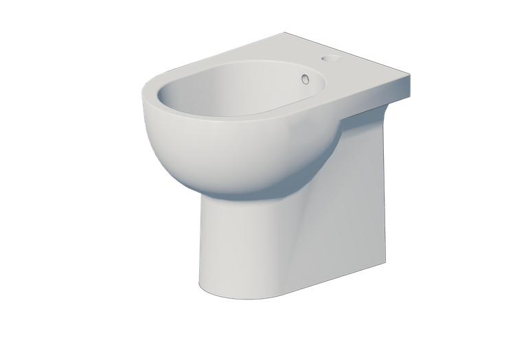 3D Bidet - Floor mounted Bidet - Flaminia - QK217 - Quick -... 3D Bidet - Floor mounted Bidet - Flaminia - QK217 - Quick -...