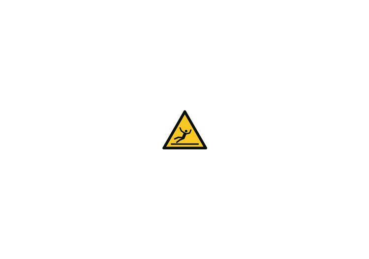 Signs - Danger / Warning slippery surface - ACCA software