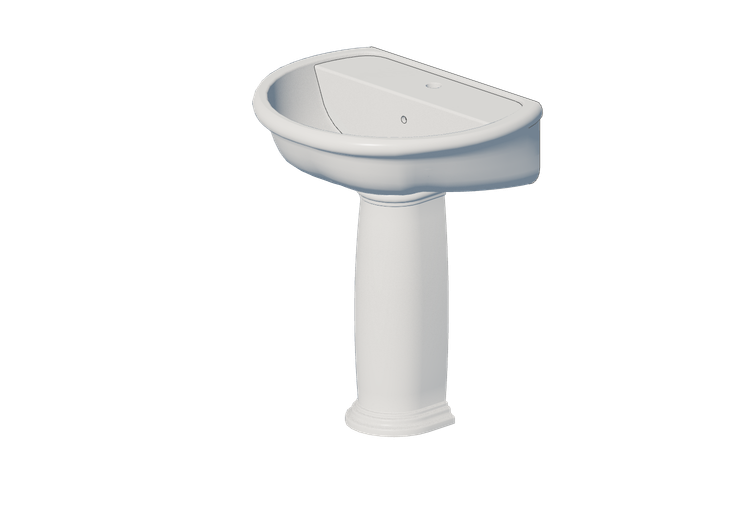 3D Waschbecken - Waschtisch mit Halterung - Flaminia -... 3D Waschbecken - Waschtisch mit Halterung - Flaminia -...
