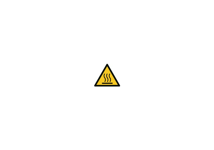 Signs - Danger hot surface - ACCA software
