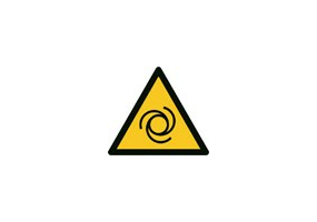 Zeichen - Warnung vor automatischem Anlauf