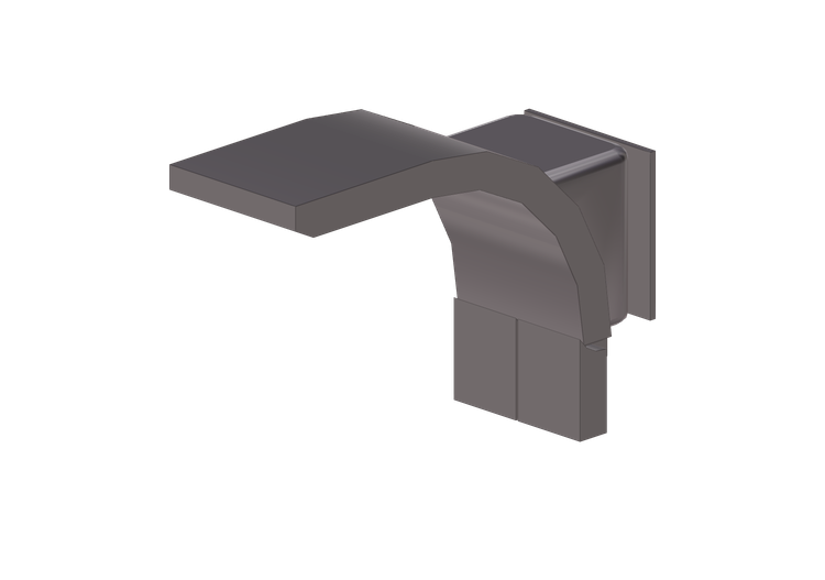 Canillas 3D - Grifo doble comando de pared para lavabo -... Canillas 3D - Grifo doble comando de pared para lavabo -...