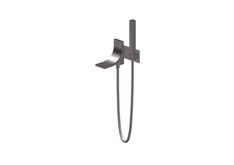 Rubinetti 3D - Set vasca da parete doppio comando con... Rubinetti 3D - Set vasca da parete doppio comando con...