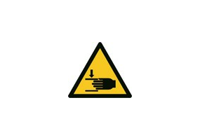 Signaux - Danger écrasement des mains