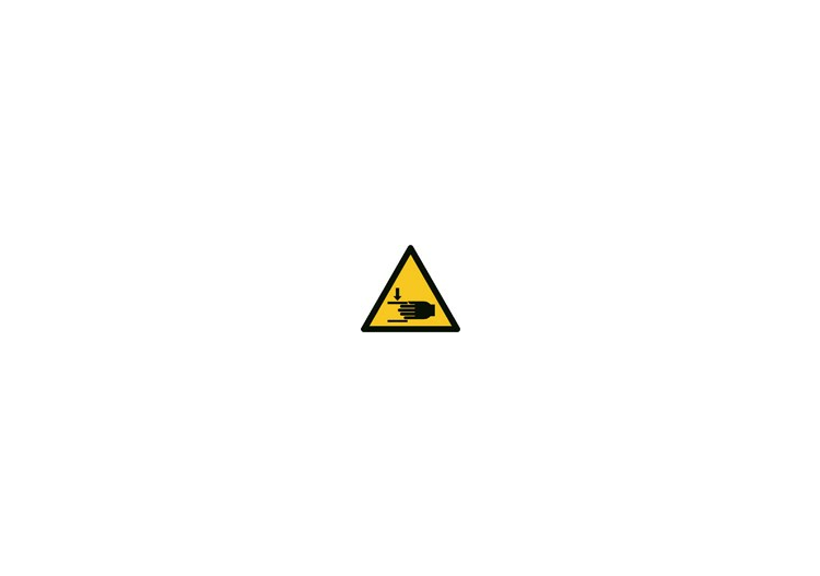 Signaux - Danger écrasement des mains - ACCA software