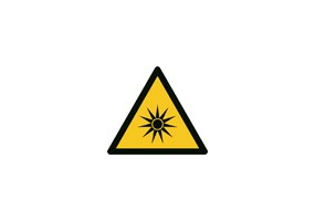 Zeichen - Warnung vor optischer Strahlung