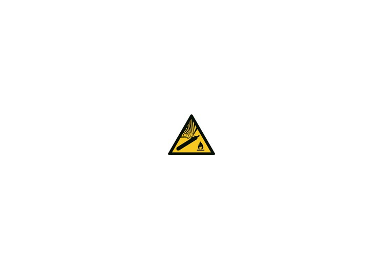 Signaux - Danger cylindre sous pression - ACCA software