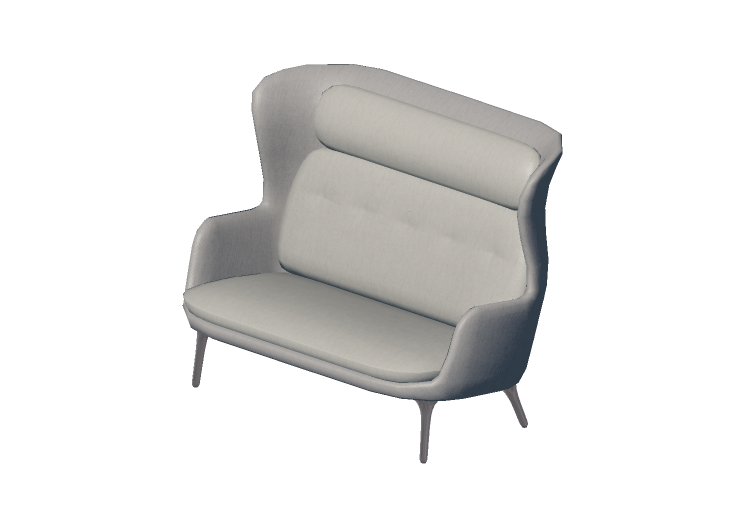 Divans 3D - Canapé en tissu - Fritz Hansen - Ro - JH110DSN... Divans 3D - Canapé en tissu - Fritz Hansen - Ro - JH110DSN...
