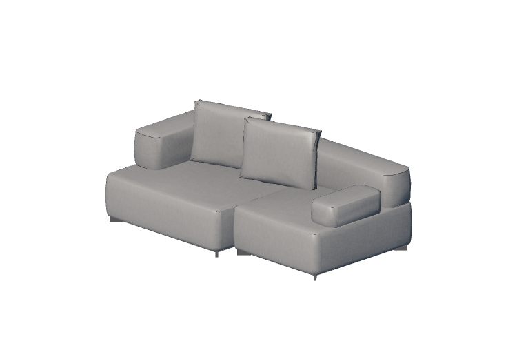 3D Sessel und Sofas - Soffsofa - Fritz Hansen - Alphabet -... 3D Sessel und Sofas - Soffsofa - Fritz Hansen - Alphabet -...