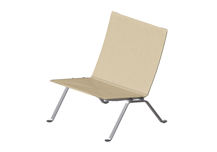 3D Arm Chairs - Fabric armchair - Fritz Hansen - PK22 -... 3D Arm Chairs - Fabric armchair - Fritz Hansen - PK22 -...