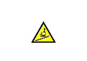 Signs - Stairlift in movement