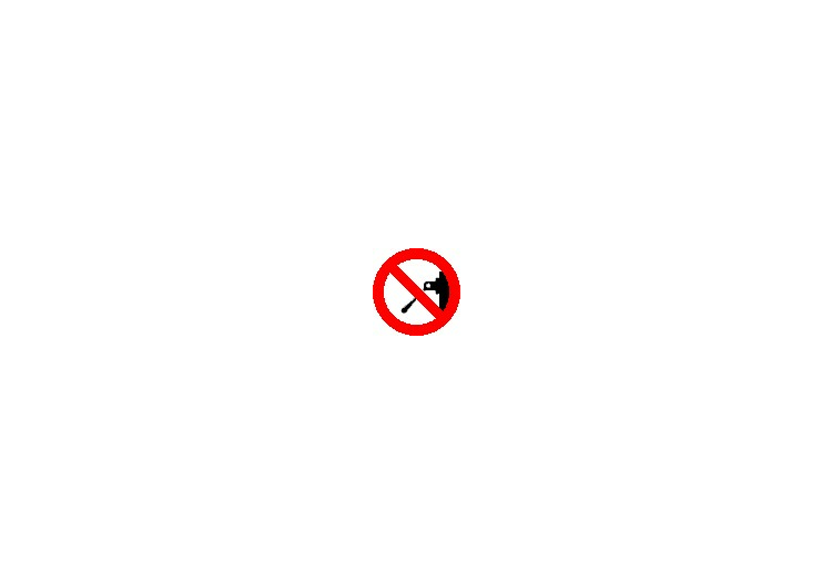 Signs - Do not carry out - ACCA software