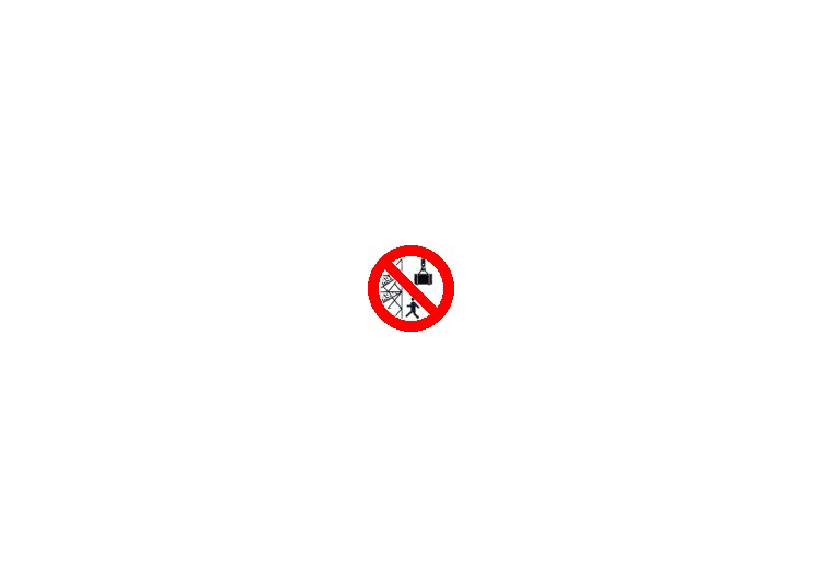Señales - No pasar debajo de los andamios - ACCA software