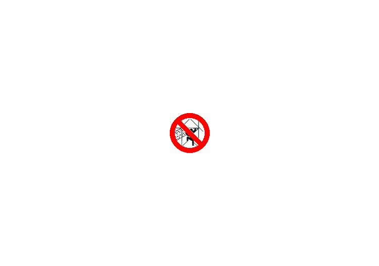 Signaux - Interdit de monter sur les échafaudages - ACCA...