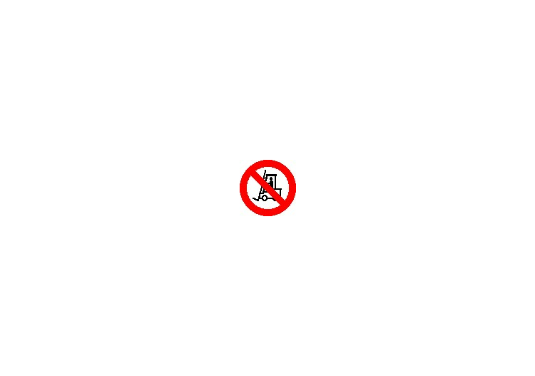 Signaux - Interdit aux véhicules de manutention - ACCA...