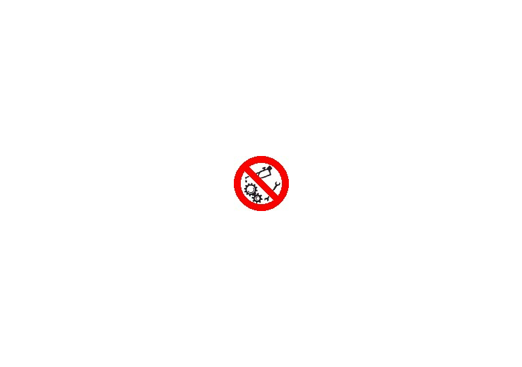 Signs - Do not work on moving parts - ACCA software