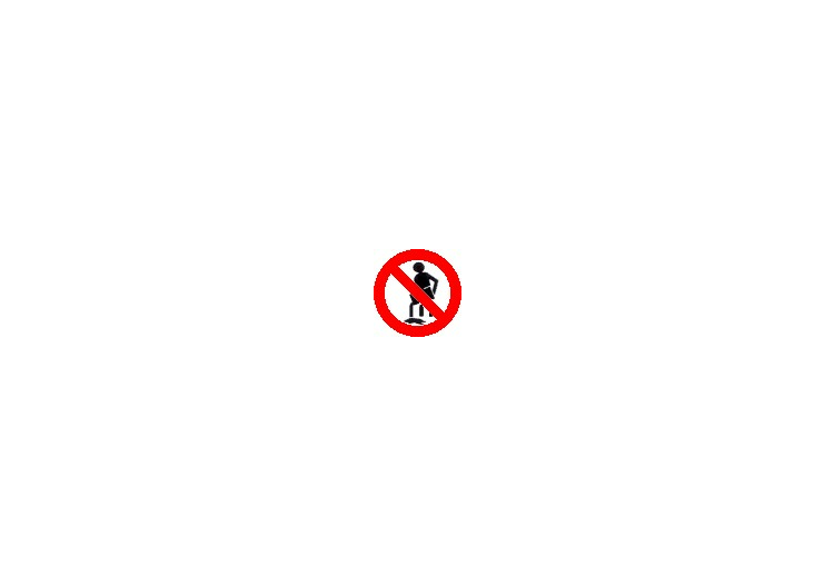 Signaux - Interdit de verser des solvants - ACCA software