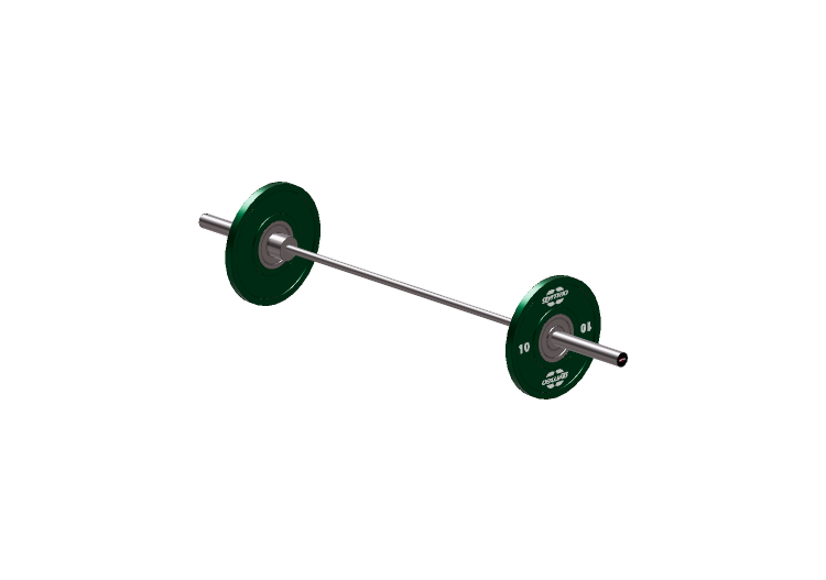 Fitness 3D - Barra olímpica premium - Gym80 - 2186 - Gym 80 Fitness 3D - Barra olímpica premium - Gym80 - 2186 - Gym 80
