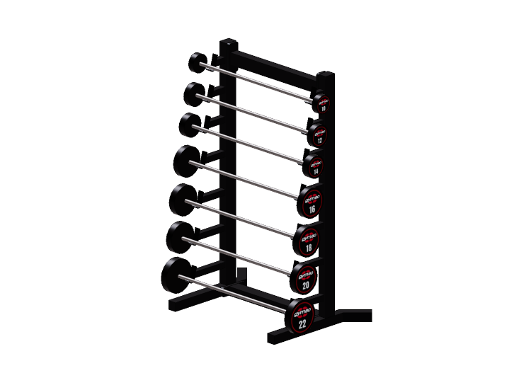 Fitness 3D - Soporte rack para barras power curl - Gym80 -... Fitness 3D - Soporte rack para barras power curl - Gym80 -...