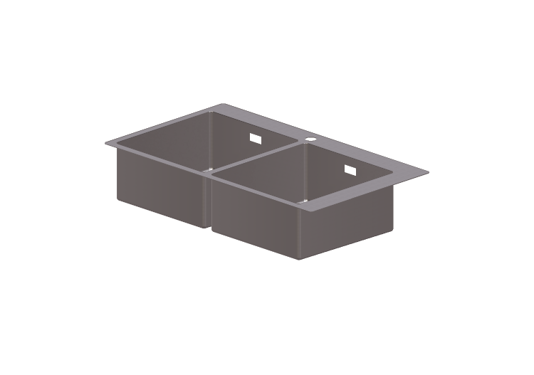 Lavatórios 3D - Pia de cozinha com duas bacias - Hansgrohe... Lavatórios 3D - Pia de cozinha com duas bacias - Hansgrohe...