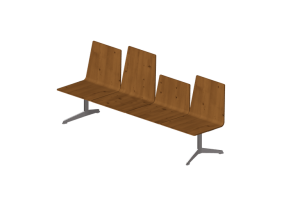 椅子 - 3 seater bench - Hitch Mylius - hm213g