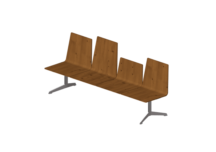 3D Chairs - 3 seater bench - Hitch Mylius - hm213g -... 3D Chairs - 3 seater bench - Hitch Mylius - hm213g -...