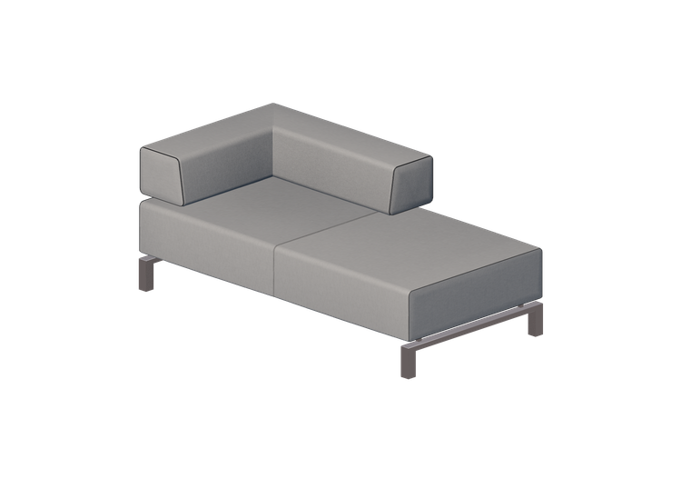 3D Sessel - Sofa 2-Sitzer aus Stoff oder Leder - Hitch... 3D Sessel - Sofa 2-Sitzer aus Stoff oder Leder - Hitch...