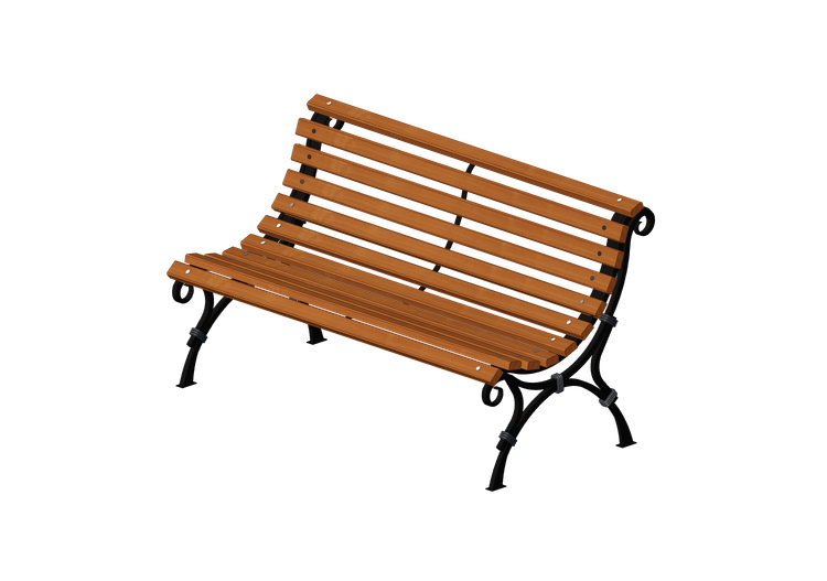 Bancs 3D - Banc en bois et métal 150x60x85cm - Hobbyka –... Bancs 3D - Banc en bois et métal 150x60x85cm - Hobbyka –...