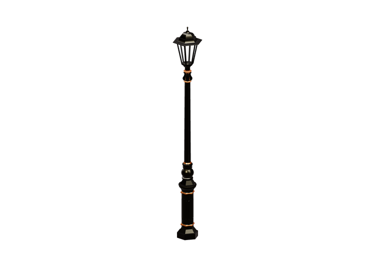Candeeiros de rua 3D - Poste com uma luminária - Hobbyka -... Candeeiros de rua 3D - Poste com uma luminária - Hobbyka -...