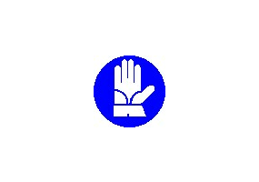 Zeichen - Handschutz benutzen