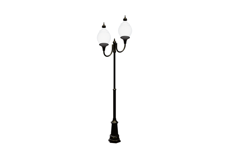 3D Street Lights - Steel lamppost with two lights - Hobbyka... 3D Street Lights - Steel lamppost with two lights - Hobbyka...