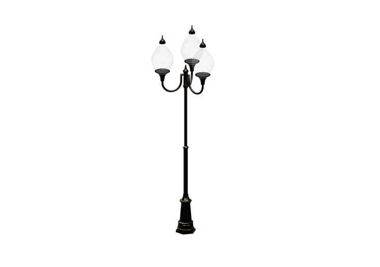 Lampioni stradali 3D - Lampione con tre lampade - Hobbyka -... Lampioni stradali 3D - Lampione con tre lampade - Hobbyka -...