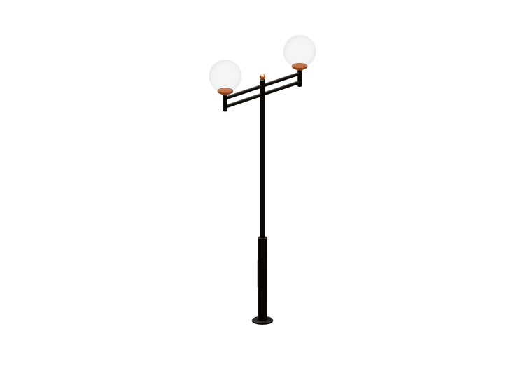 Farolas de calle 3D - Farola con dos lámparas - Hobbyka -... Farolas de calle 3D - Farola con dos lámparas - Hobbyka -...