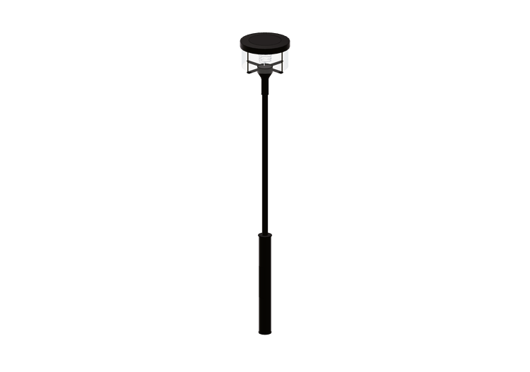 Lampioni stradali 3D - Lampione con una lampada - Hobbyka -... Lampioni stradali 3D - Lampione con una lampada - Hobbyka -...