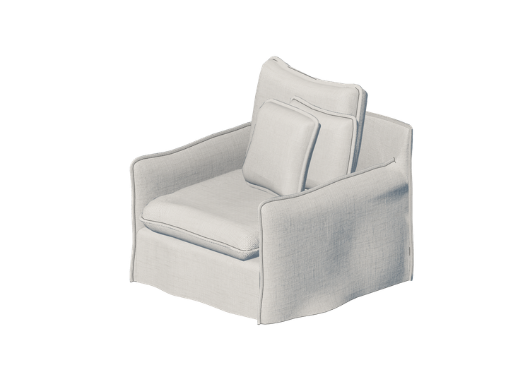 3D Sessel und Sofas - Sofa aus Stoff - Horm - Milos - Horm 3D Sessel und Sofas - Sofa aus Stoff - Horm - Milos - Horm