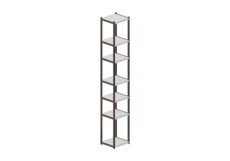 Librerías y Contenedores 3D - Estantería de madera - Horm -... Librerías y Contenedores 3D - Estantería de madera - Horm -...