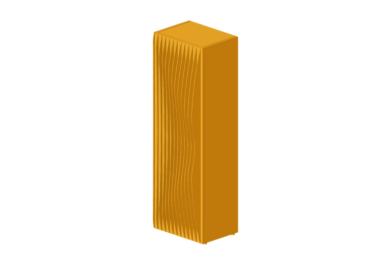 Bibliothèque 3D - Vaisselier en bois laqué - Horm - Blend -... Bibliothèque 3D - Vaisselier en bois laqué - Horm - Blend -...