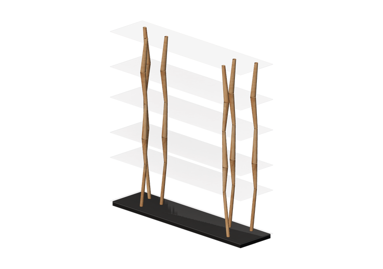 3D Bookshelves and Containers - Glass bookshelf - Horm -... 3D Bookshelves and Containers - Glass bookshelf - Horm -...